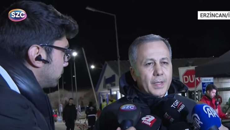 Ali Yerlikaya SÖZCÜ TV’ye konuştu! İşte Erzincan’da son durum