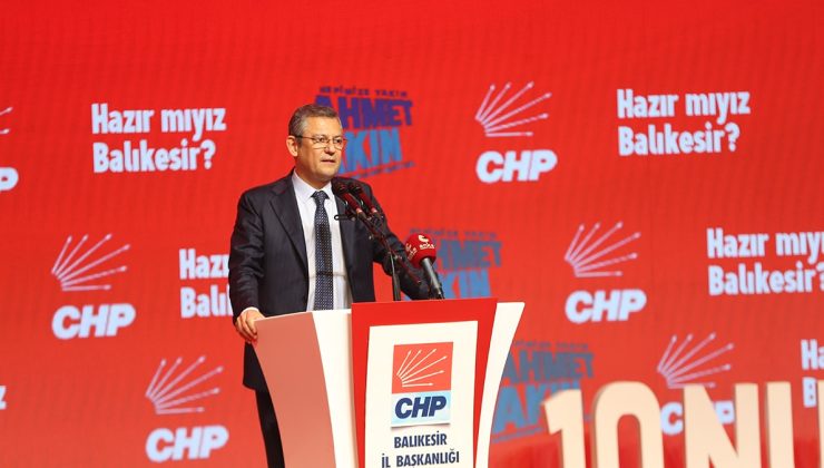 CHP lideri Özel: Bu pislikle ne Yargı ne Sayıştay ne Danıştay baş ediyor