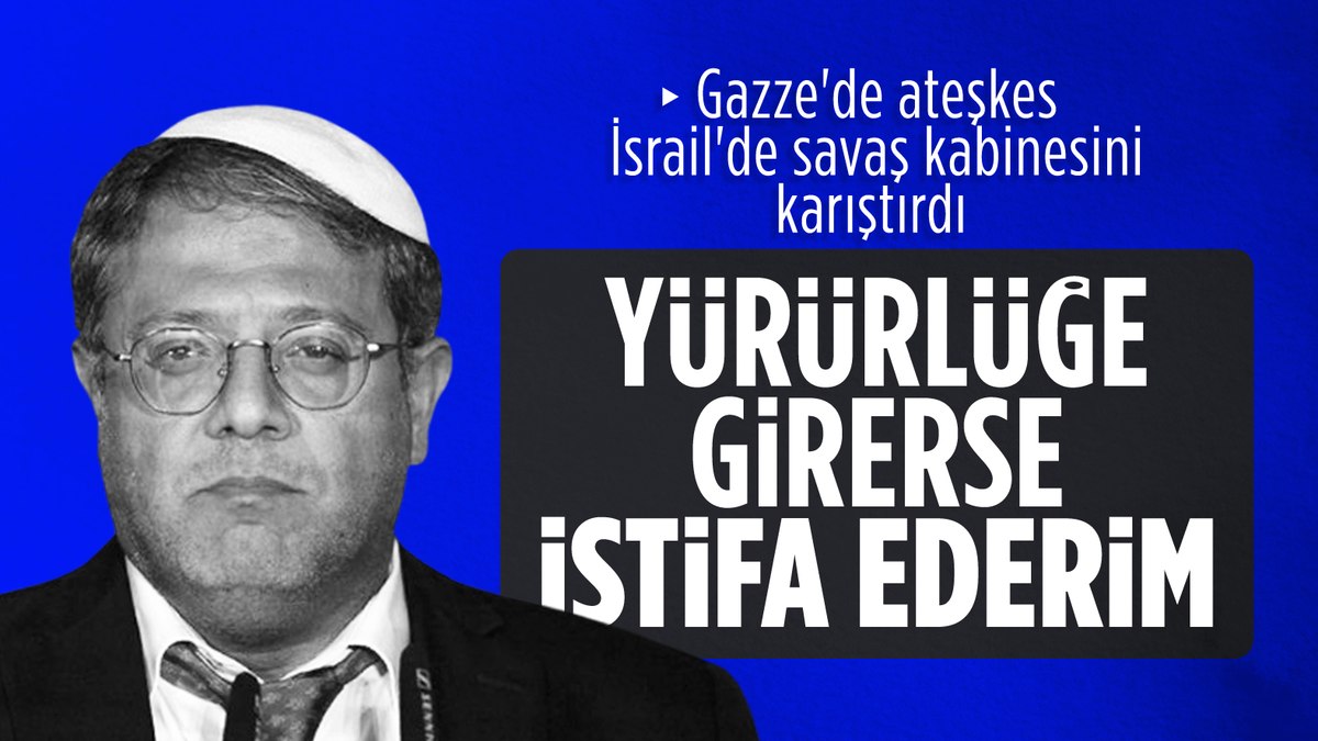 İsrail Savunma Bakanı Ben Gvir: İstifa edeceğim
