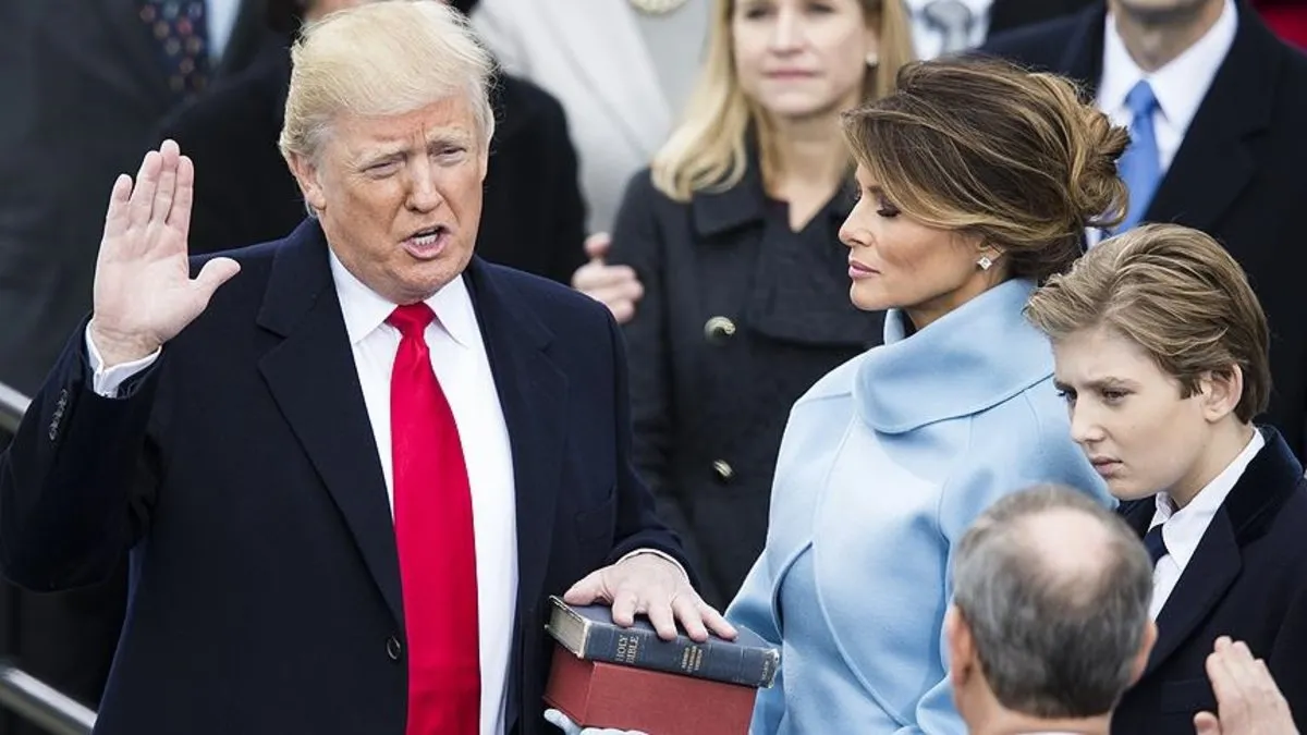 Seçilmiş Başkan Donald Trump’ın edeceği yemin için hazırlıklar tamamlandı!