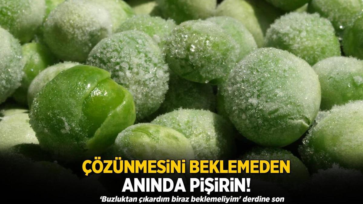 Çözünmesini beklemeden pişirin! Habersiz gelen misafirler için hazır yemek